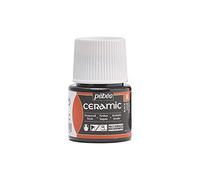 Pebeo - Cerámica - Color opaco para terracota, cerámica y loza - Botella 45 ml, Negra
