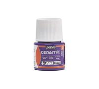 Pebeo - Cerámica - Color opaco para terracota, cerámica y loza - Botella 45 ml, Púrpura
