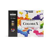 Pébéo Kit Colorex de tinta para acuarela – 12 botellas surtidas de 20 ml (manga e ilustración)