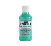 PEBEO Experiencias de vertido: Pintura acrílica premezclada Lista para Usar, Ideal para Arte Fluido, Azul y Verde, 118 ml