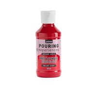 Pebeo Experiencias de vertido: Pintura acrílica premezclada Lista para Usar, Ideal para Arte Fluido, Magenta, 118 ml