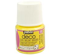 Pebeo - Pintura acrílica multisoporte - Color opaco - Acabado brillante - Color amarillo claro - 45ml