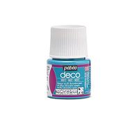 Pebeo - Pintura acrílica multisoporte - Color Opaco - Acabado Mate - Color Azul Caribe - 45ml