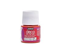 Pebeo - Pintura acrílica multisoporte - Color Opaco - Acabado Mate - Color bermellón - 45ml
