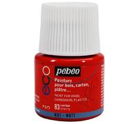 Pebeo - Pintura acrílica multisoporte - Color Opaco - Acabado Mate - Color Cereza - 45ml