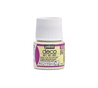Pebeo - Pintura acrílica multisoporte - Color opaco - Acabado mate - Color crema - 45ml
