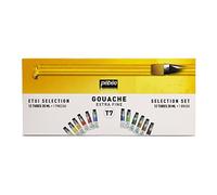 Pébéo - Pintura aguada (estuche con 12 tubos de 20 ml), colores variados