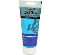 Pébéo - Pintura fosforescente en gel (100 ml), color azul