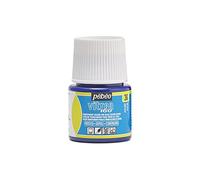 Pébéo - Pintura Transparente para Vidrio Vitrea 160°C - Azul Azur - 45 ML