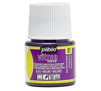 PEBEO - Pintura Transparente para Vidrio Vitrea 160°C - Púrpura Amaranto - 45 ML