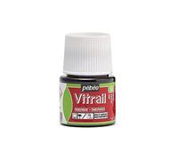 Pebeo Pintura VITRAIL, Rojo, 45 ml
