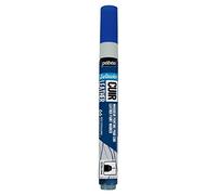 Pébéo - Setacolor Cuero -Marcador acrílico para cuero y polipiel -Personalización de bolsos, zapatos, zapatillas -Resistente a los arañazos, las arrugas y el roce -Acabado mate/satinado -Azul Ultramar