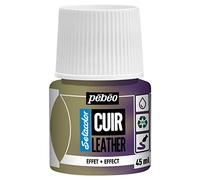Pebeo-Setacolor Cuero -Pintura acrílica para cuero y polipiel -Personalización de bolso, zapato, zapatilla -Resistente a los arañazos, a los pliegues y al frote-Efecto duocromo -Amarillo/Violeta-45 ml