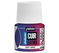 Pebeo - Setacolor Cuero - Pintura acrílica para cuero y polipiel - Personalización de bolso, zapato, zapatilla - Resistente a los arañazos, a los pliegues y al frote -Efecto duocromo -Rosa/Azul -45 ml
