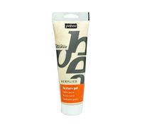 Pébéo Studio - Gel con Textura arenosa para Pintura acrílica (250 ml), Color Amarillo