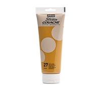 Pébéo Studio Gouache - Témpera Fina al Agua - Ocre Amarillo 220 ml - Opaca, Acabado Mate, Muy Resistente a la Luz