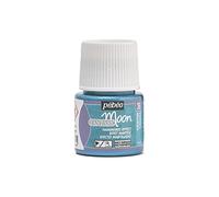 Pebeo - Turquesa Fantasy Moon - Pintura Efecto Martillado - Acabado opalescente y nacarado - Pintura multisustrato - 45 ml