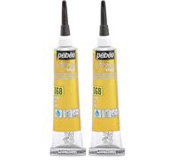 Pebeo - Vitrea 160 - Acuarela para Vidrio, Porcelana, Metal, Cerámica - Tubo 20 ml, Oro (Paquete de 2)