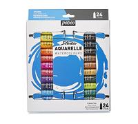 Pébéo – Juego de acuarelas Watercolour Studio – para profesionales y aficionados – 24x12 ml