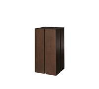 Pedestal de parcela H60 teñido oscuro