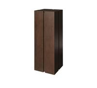 Pedestal de parcela H90 teñido oscuro