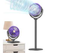 Pedestal Fan - 90 Degree Oscillating Cooling, Rechargeable Standing Fan