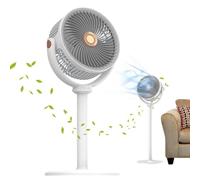 Pedestal Fan - 90 Degree Oscillating Cooling, Rechargeable Standing Fan