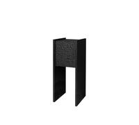 Pedestal Scarni de de fresno teñido oscuro