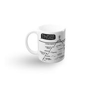 Pedrita parker - taza café para desayuno, de cerámica 330 ml ? taz