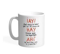 Pedrita Parker Taza de café para Profesores Taza desayuno original para Profesores - Ay, hay, ahí