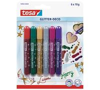 Pegamento con purpurina tesa, 6 colores