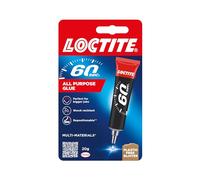 Pegamento Loctite de 60 segundos universal/Rápido y reposicionable/Ideal para grandes superficies y materiales no porosos/1 paquete (1 x 20 g).