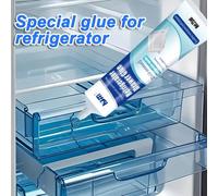 Pegamento para reparación de refrigeradores, adhesivo impermeable resistente al frío de 25ML para el sellado de puertas y cajones de refrigeradores, secado rápido para plástico y vidrio 25ML