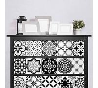 Pegatina adhesiva decorativa para el loseta piso Pelar y pegar Pepitano, decoración para el hogar de bricolaje, adhesivos removibles para despegar y pegar - H60 x L90 CM - 24 pegatinas de 15 x 15 cm