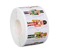 Pegatina Cascanueces 500 Piezas Autoadhesivas Decorativas de Dibujos | Rollo Pegatinas Navideñas Para Libros de Texto Estuches Tabletas Vasos Preescolar Infantil Aulas Recompensas