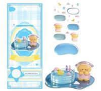 Pegatinas apilables - Calcomanías transparentes 3D, ilustraciones adhesivas Kawaii impermeables para iluminar accesorios - reutilizables de dibujos animados | Planificador de