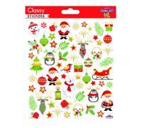 Pegatinas classy navidad elementos navideños