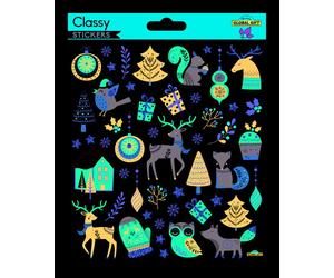Pegatinas classy navidad elementos navideños varios