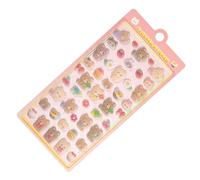 Pegatinas de animales de dibujos animados 3D - Paquete decorativo de pegatinas adhesivas, lindo juego de pegatinas de burbujas | Colorido juego de decoración de personajes de animales para scrapbook
