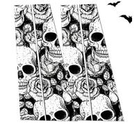 Pegatinas de columna central para coche, decoración de Halloween, diseño de columna central