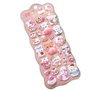 Pegatinas de dibujos animados - Suministros de Scrapbooking Adhesivos Animales, Calcomanías de gato Botella Agua,Para Diario Agenda Libreta Estuche Estuche Teléfono Y Tableta Portátil Taza