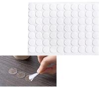 Pegatinas de Puntos para Globos, 420pcs Unidades de Puntos Adhesivos de Doble Cara, Cinta Redonda Transparente de Doble Cara Puntos Adhesivos de Doble Cara Adhesivo Removible Cinta Multipropósito(10mm