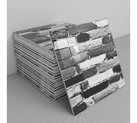 Pegatinas decorativas para azulejos, Paquete de 30 paneles pared contra salpicaduras mármol, despegables y adhesivos, 30x30 cm
