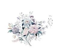 Pegatinas Pared Decorativas Flowers Wall Sticker Home Decoration Living Room Bedroom Decor Wallpaper Removable Stickers(Color 04)