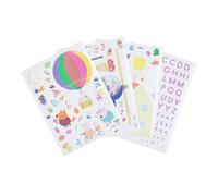 Pegatinas personalizadas Peppa Pig para habitación infantil - Producto oficial, pegatinas reutilizables de Peppa y George para decorar sala de juegos o dormitorio, incluye letras para personalizar
