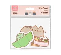 Pegatinas pusheen sushi impermeables - 2 stickers vinilo: decoración