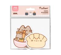 Pegatinas pusheen sushi impermeables - 2 stickers vinilo: decoración