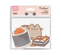 Pegatinas pusheen sushi impermeables - 2 stickers vinilo: decoración