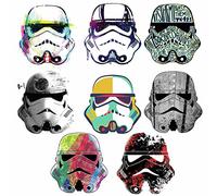 Pegatinas reutilizables Star Wars Artistic Cabezas de Storm Trooper