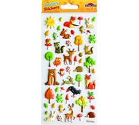 Pegatinas tweeny foamy animales del bosque glitter
